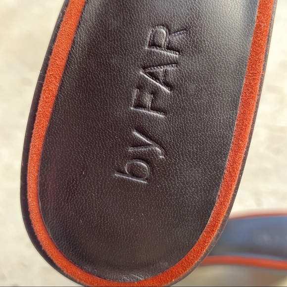 By Far Silvia brown suede sliders sandals 37 - Picture 3 of 8